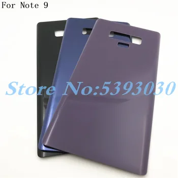 Для Samsung Galaxy Note9 Примечание 9 N960 N960U SM-N960U Задняя Крышка Батарейного Отсека Корпус Задней двери С Логотипом