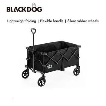 Blackdog Портативная Складная Тележка для кемпинга, Пикника, кемпинга, Складная Тележка, Универсальная Тележка, Тележка для покупок, Большая тележка для покупок
