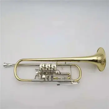 BULUKE BDK-600 профессиональная труба Си-бемоль, труба с плоским ключом, с футляром для мундштука, духовые инструменты