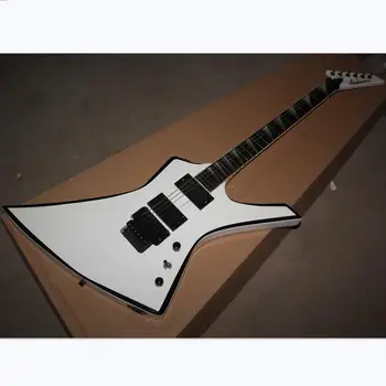 Электрогитара Jackson KE2 Kelly белая с черными краями Гитара Jackson custom shop Бесплатная доставка