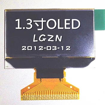 1,3-дюймовый OLED-дисплей с разрешением 128x64, белый на черном, параллельный SPI и интерфейс I2C, микросхема SH1106