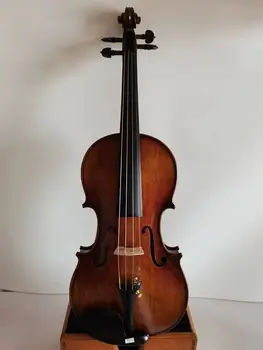 Скрипка мастера 4/4 Stradi модель пламенеющий клен задняя часть еловый верх хорошая ручная работа 3515