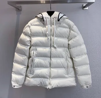 Новинка зимы 2022 года, утепленный мужской теплый пуховик с капюшоном, деловая повседневная верхняя одежда средней и длинной длины
