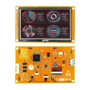 SCBRHMI 4,3-дюймовый смарт-TFT-ЖК-монитор HMI с контроллером + Программа + Сенсорный экран + последовательный интерфейс UART