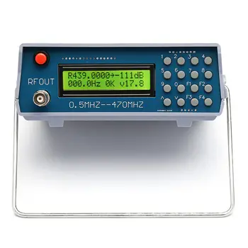 Измеритель генератора радиочастотного сигнала 0,5 МГц-470 МГц Тестер для отладки FM-радио Walkie-talkie Digital CTCSS Singal Output