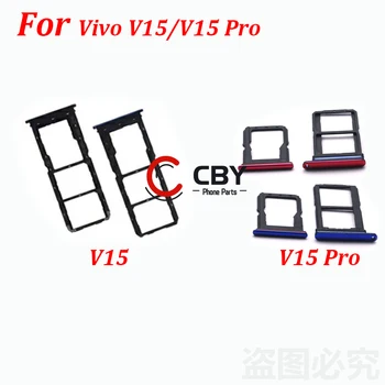 Для Vivo V15/V15 Pro Слот для sim-карты, Держатель лотка, Гнездо для чтения sim-карт, Запасные Части