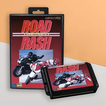для Road Rash Japan Cover 16-битный ретро игровой картридж для игровых консолей Sega Genesis Megadrive