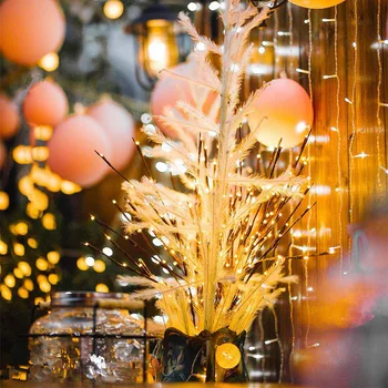 Новые 2024 Креативные фонари из ивовых прутьев 20 светодиодов Рождественское украшение для дома Noel Kerst Xmas Decoration Navidad 2023