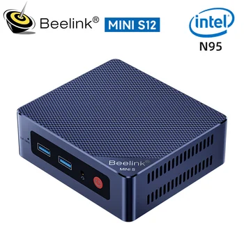 Мини-ПК Beelink MINI S12 Win 11 Intel 12-го поколения Alder Lake N95 8GB DDR4 256GB SSD Wifi5 Dual 1000M LAN Настольный Мини-компьютер