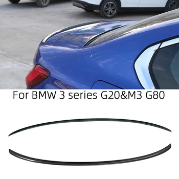 Для BMW 3 Серии G20 G28 и M3 G80 M3 Стиль Задний Спойлер из углеродного волокна, Крыло Багажника 2018-2023, FRP, сотовая Ковка