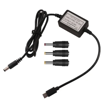 Разъем USB C Type C к кабелю 5,5x2,1 мм для вентилятора со светодиодной подсветкой маршрутизатора