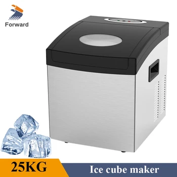 Льдогенератор для быстрого приготовления глазури за 20 минут Электрическая машина для производства кубиков льда с низким уровнем шума для домашнего бара Коммерческая машина для производства замороженного льда