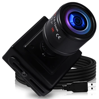 ELP 1080P H.264 USB-камера 2,8-12 мм ручной варифокальный объектив с низкой освещенностью IMX323 PCB Mini USB веб-камера для ноутбука