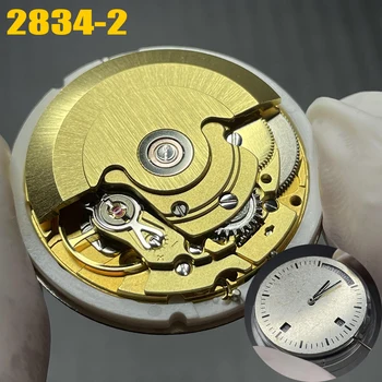 Модификация Заменяет ETA 2834-2 Золотой Механический механизм с автоматическим отображением дня и даты Модификация часового механизма DT Высокой точности 2834