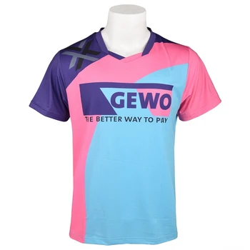 Одежда для настольного тенниса Gewo спортивная футболка мужская женская Спортивная майка для бадминтона топ 83501