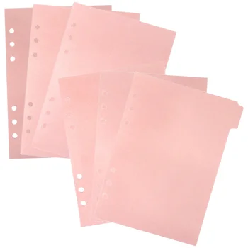 Износостойкие цветные сменные разделители для подшивки тетрадей, разделители цветных страниц для подшивки тетрадей