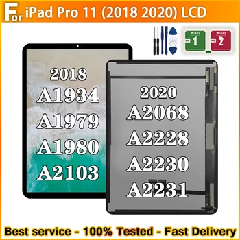 ЖК-дисплей Для iPad Pro 11 2018 A1934 A1979 A1980 A2103 LCD 2020 A2228 A2230 A2231 A2068 ЖК-дисплей С Сенсорным экраном и Цифровым Преобразователем в сборе