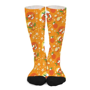 Оранжевая птица - Сезонные Твиттер-носки, Комплект носков, хлопчатобумажные носки для мужчин, Аргентина, счастливые носки для мужчин