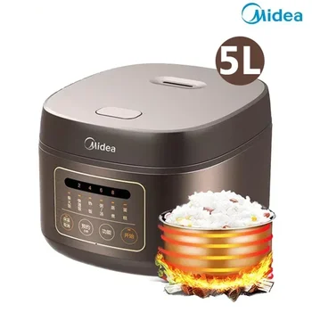 Рисоварка Midea Большой емкости 4Л / 5Л, подходит для 2-10 человек, Электрическая рисоварка, Многофункциональная бытовая кухонная техника