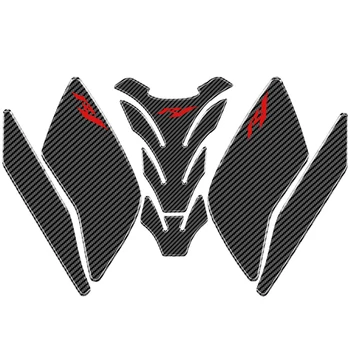 Новый 3D Гель Мотоциклетный Передний Обтекатель Наклейка Протектор R1 наклейка Доска Мото Двигатель Автомобиля наклейки Для Yamaha R1 R1M 2015-2022