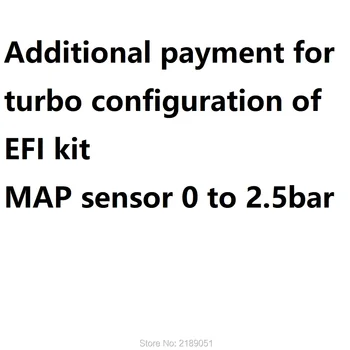 Дополнительная оплата за турбо-конфигурацию EFI kit (турбонаддув или нагнетатель)