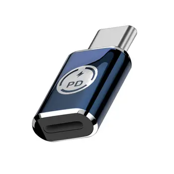 Адаптер для преобразования данных Xiwai USB C в 8Pin USB C PD Мощностью 27 Вт 480 Мбит/с Совместим с iPhone 15 и Andtoid и Планшетами