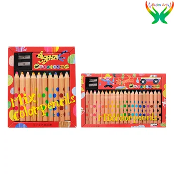 Япония Кокуйо Смешанный цветной свинцовый карандаш для рисования по дереву 10/20 цветов костюм художника для рисования художественным карандашом для студентов в магазине расходных материалов