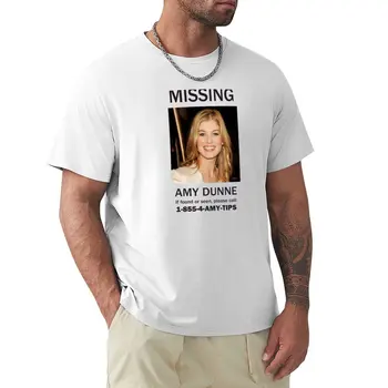Футболка MISSING - AMY DUNNE (GONE GIRL), футболки с рисунком, футболки для мальчиков, футболка оверсайз, мужская хлопковая футболка