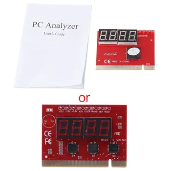 Новый компьютер PCI POST Card Материнская плата Светодиодный 4-значный диагностический тест PC Analyzer