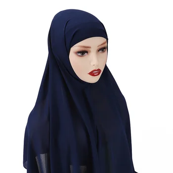 Хиджабы для женщин, солнцезащитный козырек, Пылезащитный Турецкий тюрбан, Малайская шапочка, Арабская кепка для вечерних платьев, Ислам, мусульманская женская вуаль, Хлопковый шарф