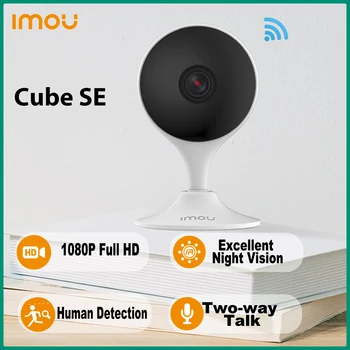 Камера Ночного Видения Dahua IMOU Cue SE 720P Для Обнаружения человека В помещении, Двусторонний Разговор, Монитор ONVIF, Встроенная SD-Камера Wifi surval