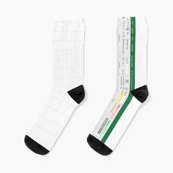 Электронная таблица Excel - Зеленые носки, носки для бега, цветочные носки, Женские мужские носки