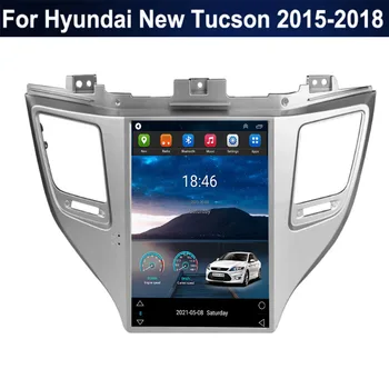Для Tesla Style 2Din Android 12 Автомагнитола Для Hyundai New Tucson 2015-2035 Мультимедийный Видеоплеер GPS Стерео Carplay DSP RDS