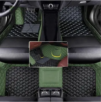 Автомобильный коврик из искусственной кожи на заказ для Ford Explorer 2020 2021 2022 Защитит аксессуар интерьера вашего автомобиля