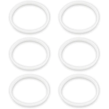 6 упаковок резиновых прокладок, сменное уплотнение, Белое уплотнительное кольцо для чашек Ninja Juicer Blender, Запасные части, уплотнения BL770 Small