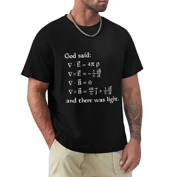 Футболка God said с принтом животных на заказ для мальчиков, черные футболки для мужчин