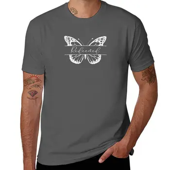 Новая футболка Redempted с бабочкой, рубашка с животным принтом для мальчиков, одежда в стиле хиппи, мужские футболки