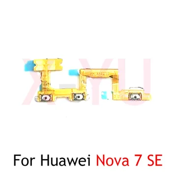 Для Huawei Nova 7i 7 Pro SE Переключатель включения выключения Боковая кнопка регулировки громкости Гибкий кабель Запчасти для ремонта