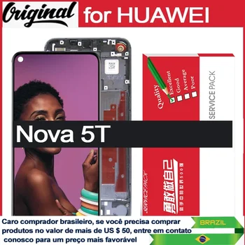 Оригинальная замена ЖК-дисплея для HUAWEI Nova 5T, сенсорный дисплей, 6,26 