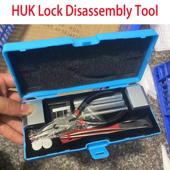 Оригинальный профессиональный инструмент для разборки замка HUK 12 В 1, набор слесарных инструментов для снятия замка, набор отмычек для ремонта