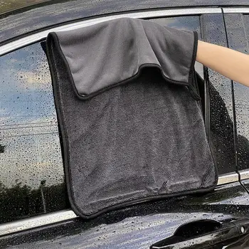 Не оставляющее царапин сушильное полотенце Сверхпоглощающие полотенца для автомойки для полировки без царапин Идеально подходят для косметических принадлежностей для детализации деталей автомобиля