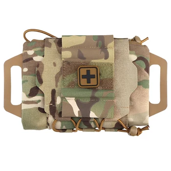 Тактическая военная сумка Molle IFAK быстрого развертывания, сумка для оказания первой помощи, двухсекционная система, медицинская сумка, аварийные сумки для охоты на открытом воздухе