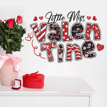 Креативный Английский Слоган на День Святого Валентина, Любовь, Вход В Спальню, Украшение Дома, Наклейки На Стены, Самоклеящиеся Наклейки
