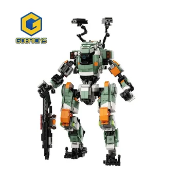 MOC Vanguard-класс Titan Из Titanfall 2 Строительные Блоки Creative Expert Mecha Game BT-7274 Bricks Toys Детский Робот-Эксперт