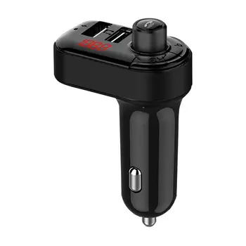 Автомобильный Bluetooth 5.0 FM-передатчик Беспроводной аудиоприемник громкой связи MP3-плеер USB Quick Charge 3.0 Быстрая зарядка автомобильных аксессуаров