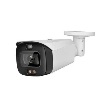 Сетевая камера WizSense с двойным освещением Активного сдерживания TIOC 2.0 с фиксированным фокусным расстоянием 4K Bullet 8MP IPC-HFW3849T1-AS-PV