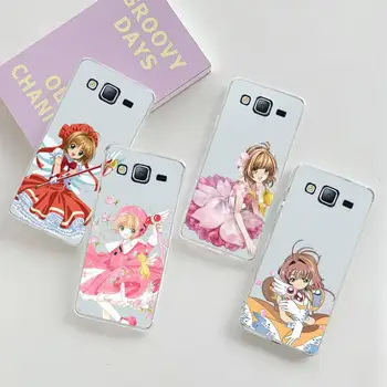 Чехол для телефона Cardcaptor Sakura anime girl прозрачный для Samsung galaxy A S note 23 52 22 20 21 51 71 12 50 10 30 fe ultra plus