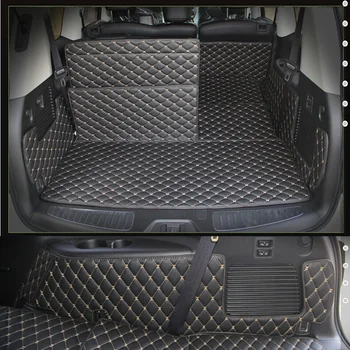 Изготовленные на заказ коврики для багажника автомобиля Nissan Patrol Y62 на 7 мест прочные ковры для багажника грузового лайнера Patrol -2011