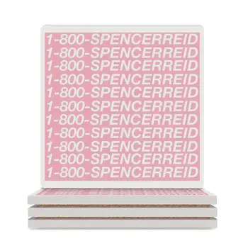 1-800-Керамические подставки SPENCERREID (квадратные), сланцевые, черные подставки