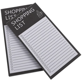 2 Книги из списка Уникальный английский блокнот для покупок (стиль 2) Бумажный ежедневник для холодильника
